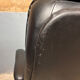 Unico Danish design chrome hocker leather  recliner