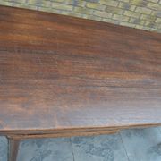 "Brutalist" farmhouse desk/table in solid oak