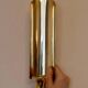 Pair of mid-century Swedish brass sconces