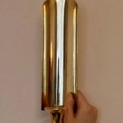 Pair of mid-century Swedish brass sconces