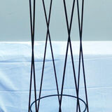 Black metal coat rack