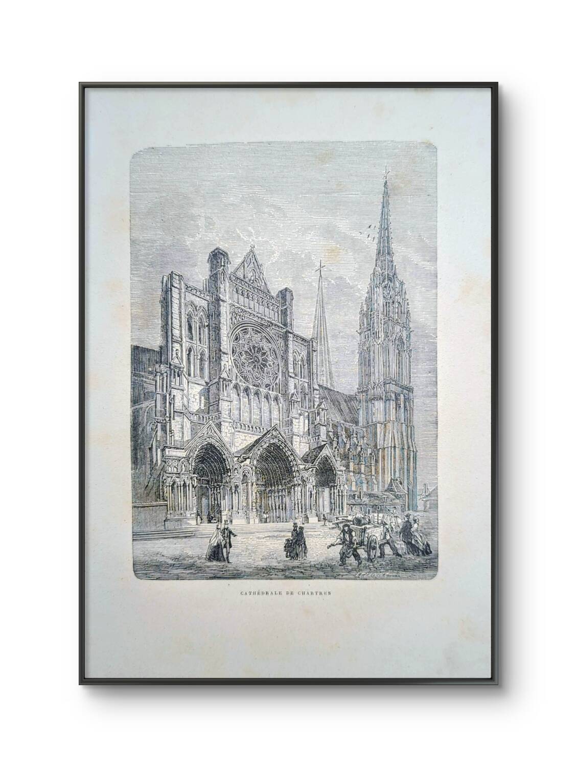 Notre-Dame de Chartres, an original printed in 1895.