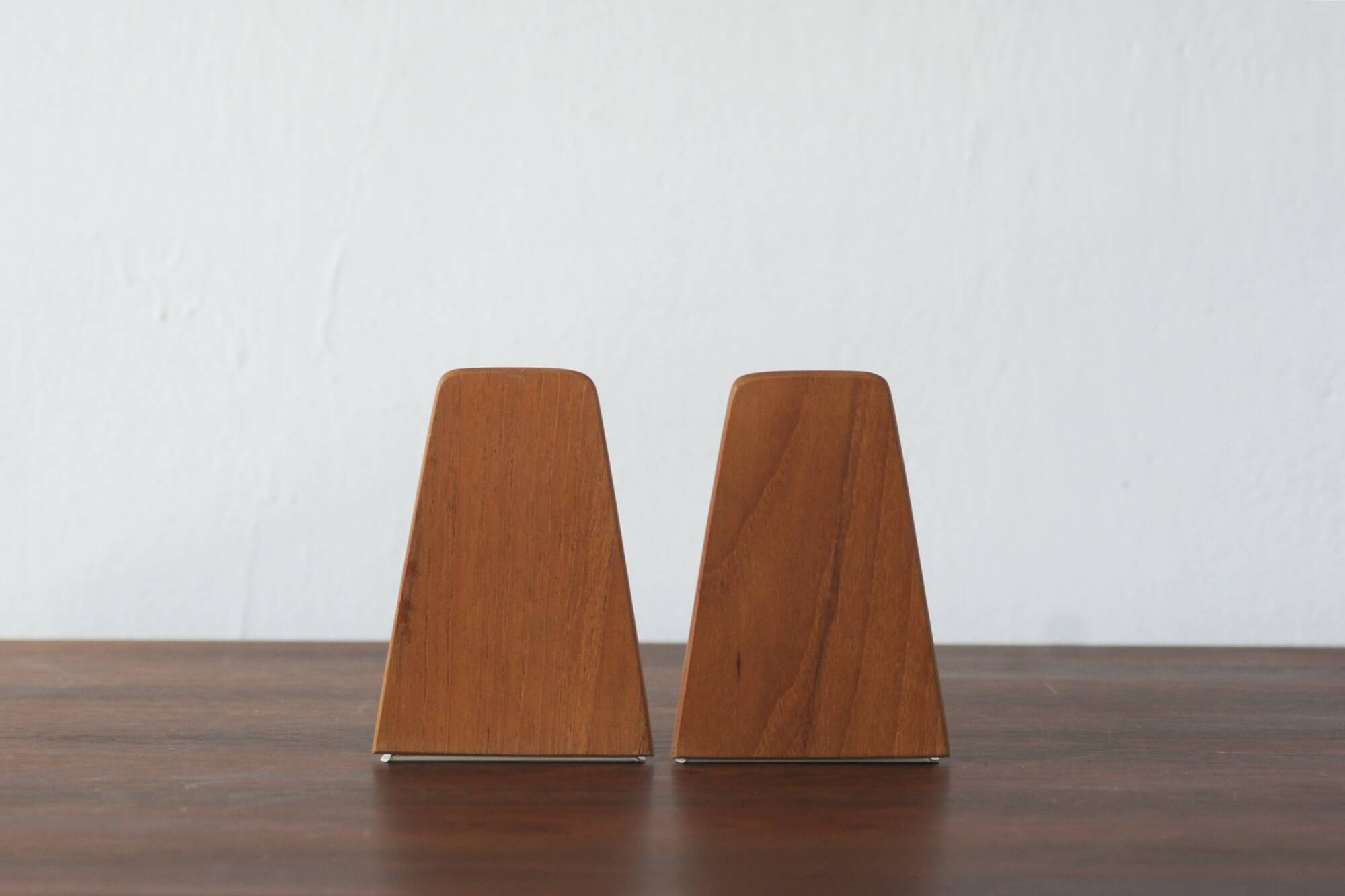 Mid-Century Modern Teak Bookends by Kai Kristiansen, 1960s, Set of 2
