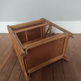 Rattan shelf cabinet