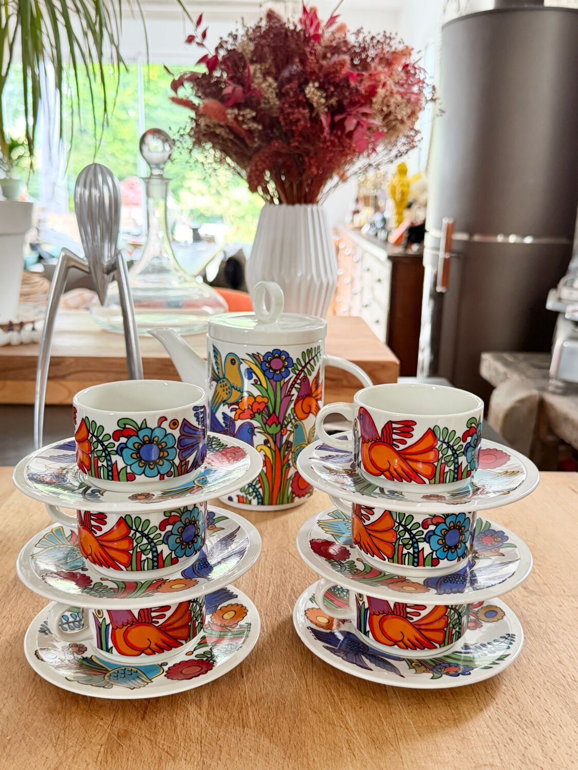 Service à café Villeroy & Boch Acapulco vintage