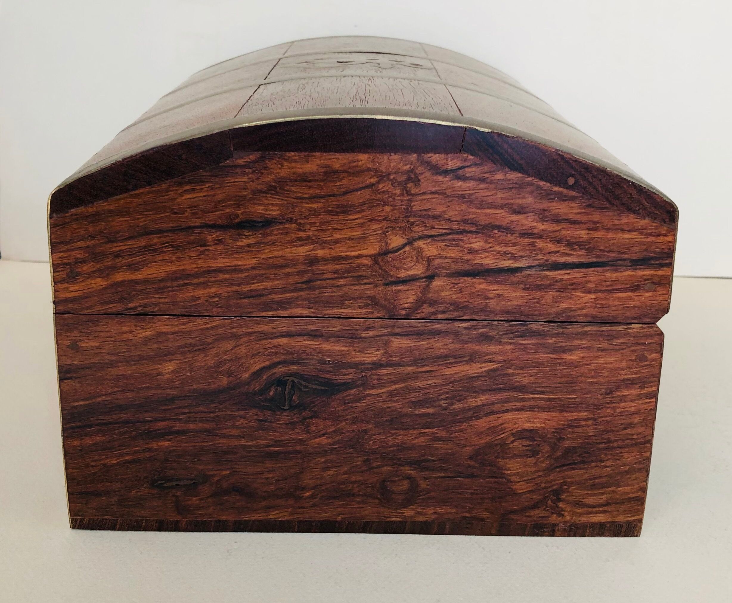 Large exotic wooden box