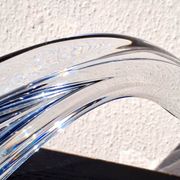 Crystal cup stamped Baccarat France, tableware design.