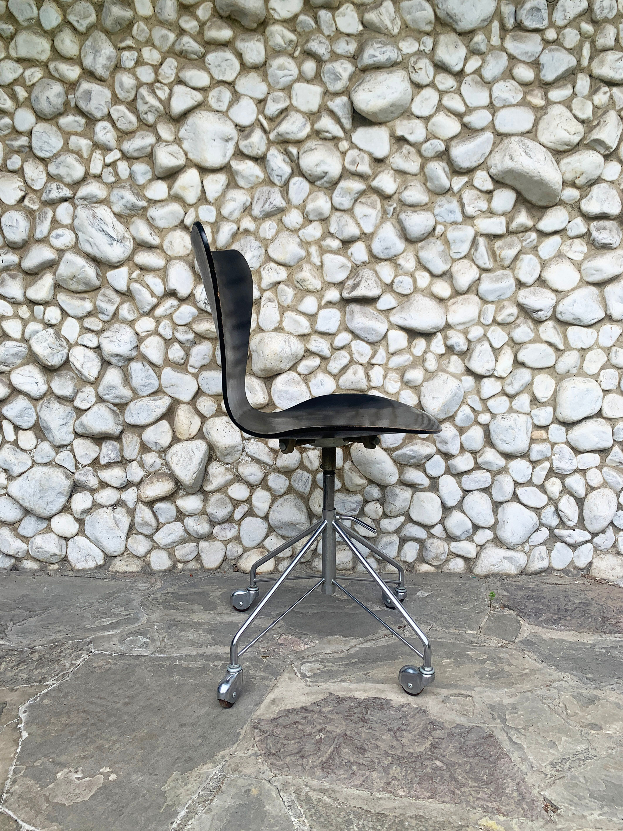 Office chair 3117, Arne Jacobsen for Fritz Hansen, Denmark, vintage 1960s
