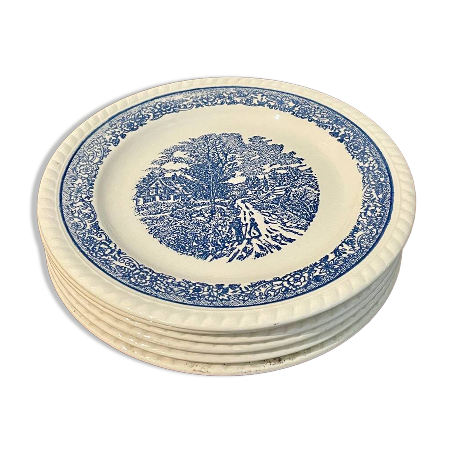 Lot de 6 assiettes à dessert