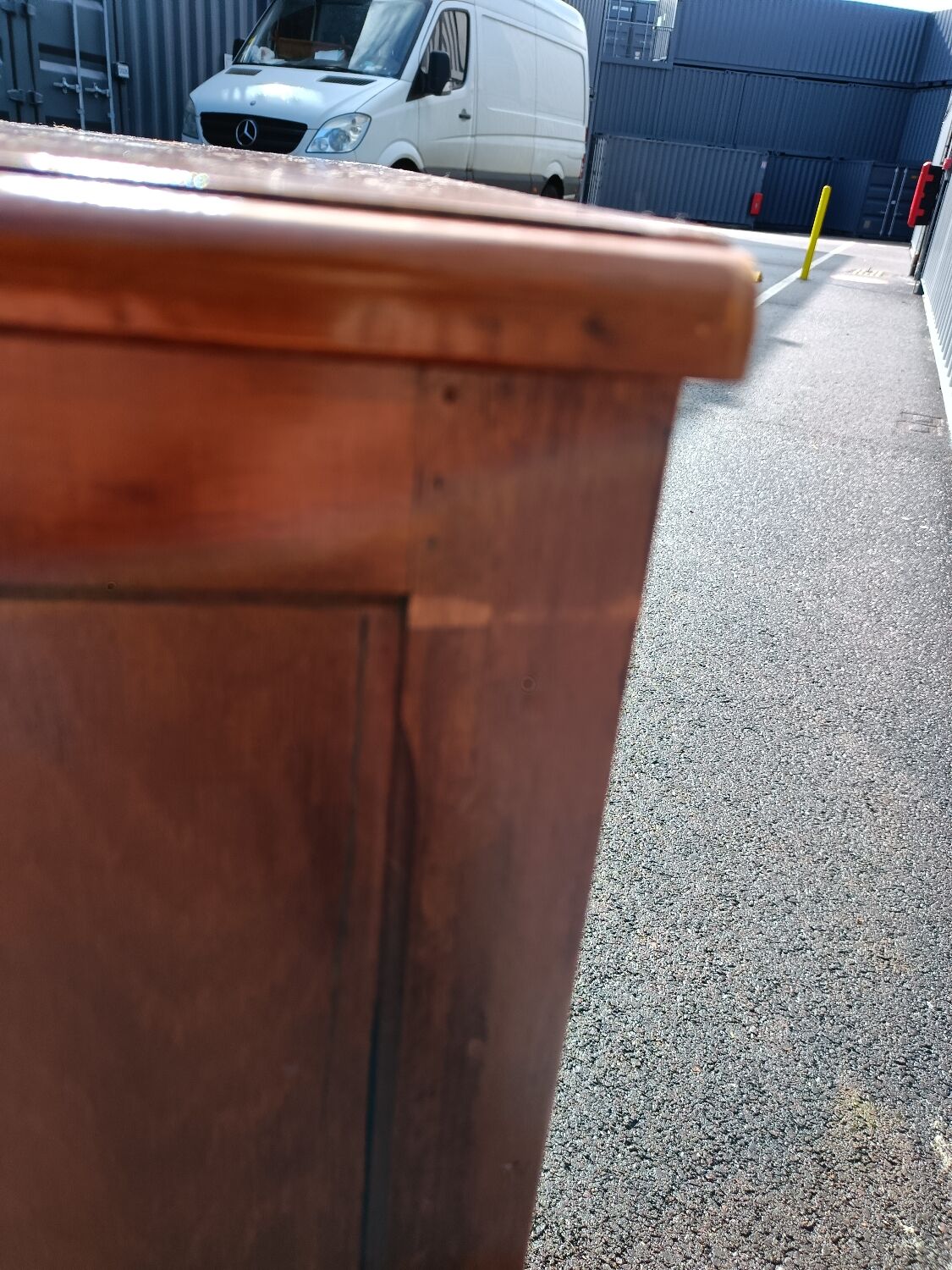 Old sideboard bedside Louis XVl style