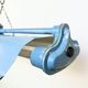 Lampe tube suspendue industrielle bleue de polam gdansk, 1970s