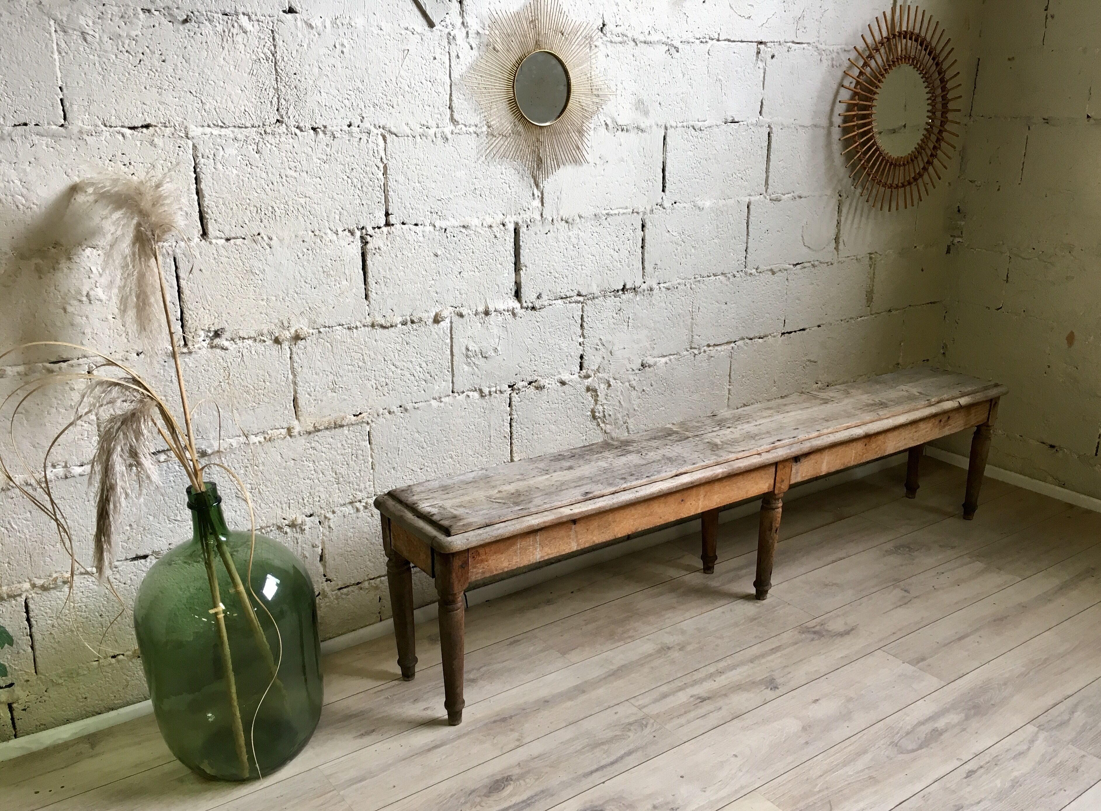 Former oak bench, 1900