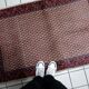 1950s Handmade Indian Wool Rug, Ivory and Red, 3 × 5 ft - 1C1291