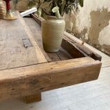 Brutally artisanal oak coffee table