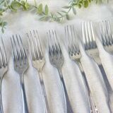 Set of 8 Vintage Mismatched Forks