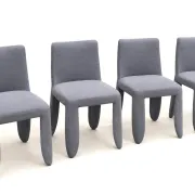 Set of 4 Monster design chairs – Marcel Wanders for Moooi