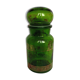 Green glass apothecary flask and golden edars old pot