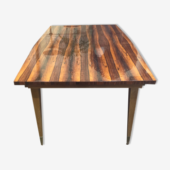 Macassar ebony table lacquered around 1950