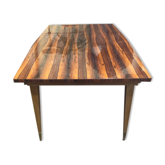 Macassar ebony table lacquered around 1950