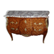 Commode de style Louis XV en marqueterie de cube