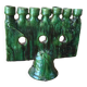 Tamegroute pottery menorah candle holder