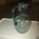 Biot blown glass decanter with ice cube tank