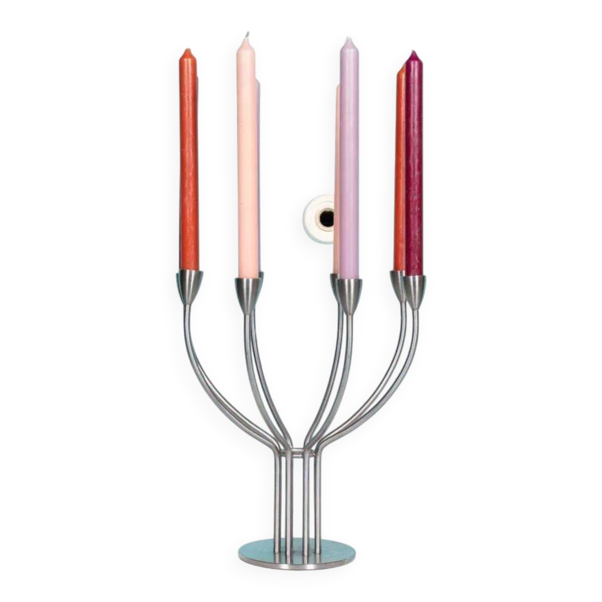 Chandelier IKEA Vintage en Acier Inoxydable – RVS Stockholm, 1999