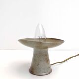 Lampe bougeoir en grès