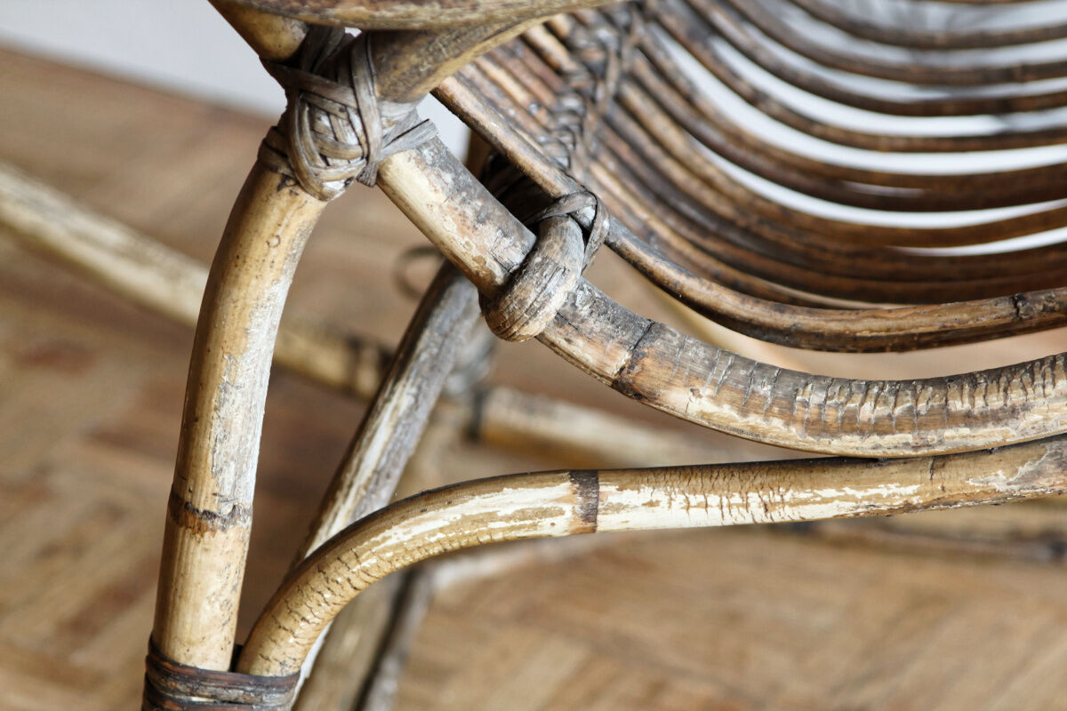 Rattan rocking chair