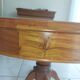 Round table in mahogany