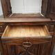 Louis XIII style two-piece recessed high wardrobe