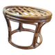 Rattan pouf