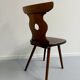 6 vintage 60s bistro-look dining chairs