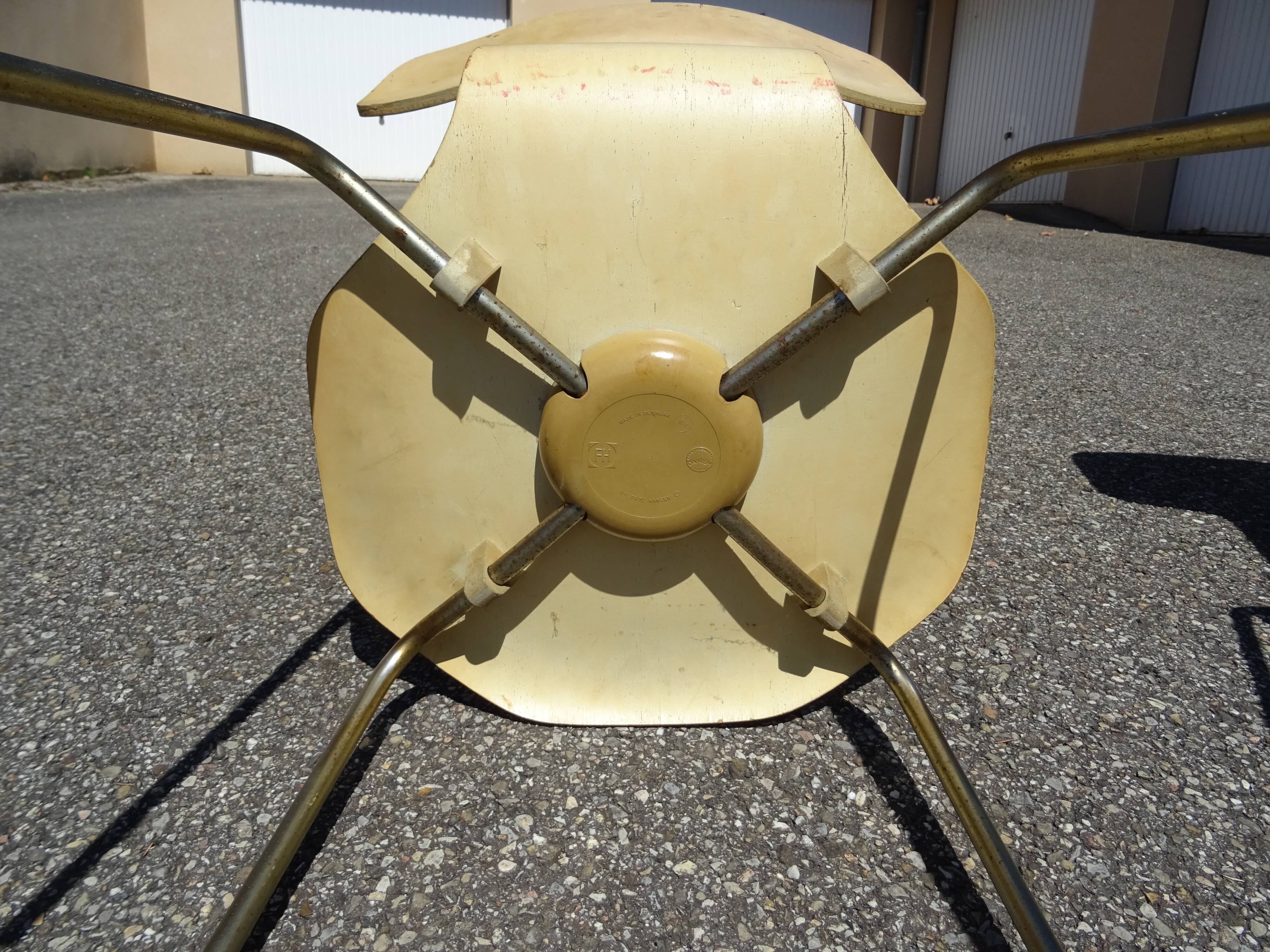 Paire de chaises modèle 3103 Hammer d'Arne Jacobsen pour Fritz Hansen