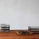Danish Modern Serving Set Teak Tray With Glass Bowls