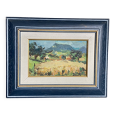 Tableau d'Aimé Debono, Paysage de Provence montagne Sainte Victoire