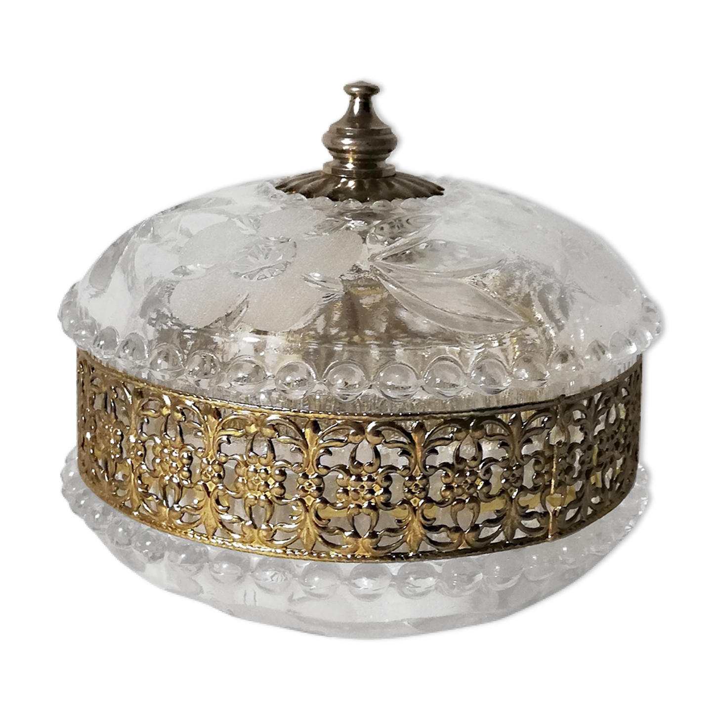 Crystal Art Deco Box