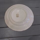 Set of 6 humorous plates on the Train Delarue-nouvellière Gien