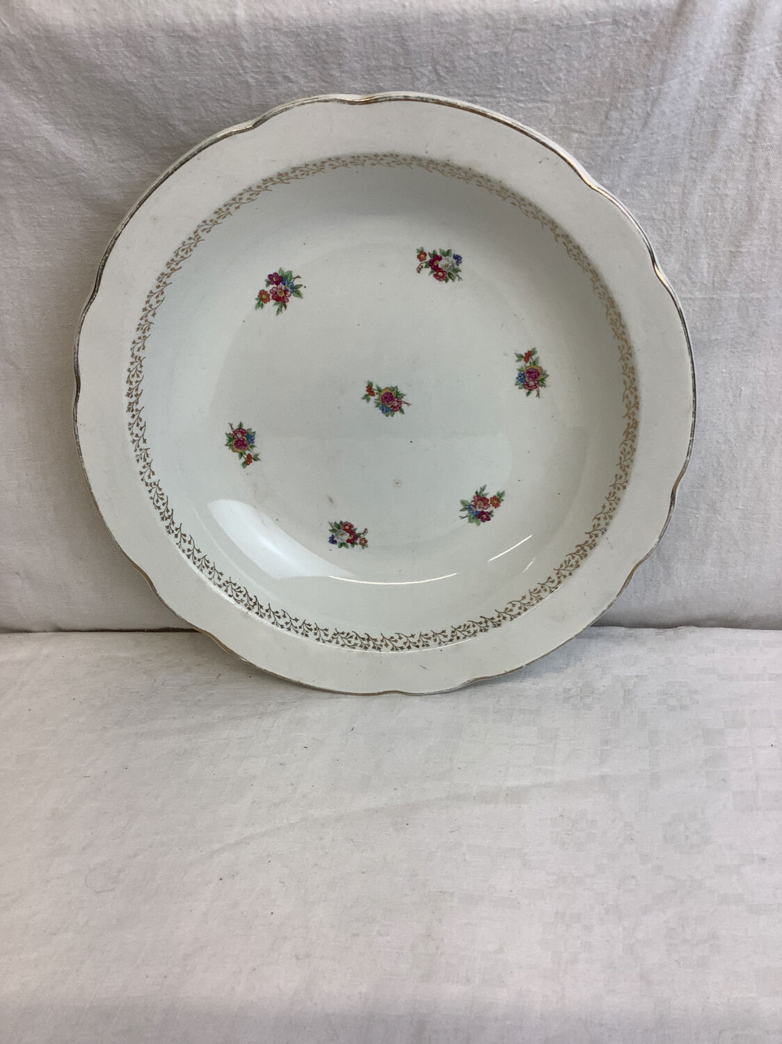 Vintage hollow dish made in France Digoin Sarreguemines