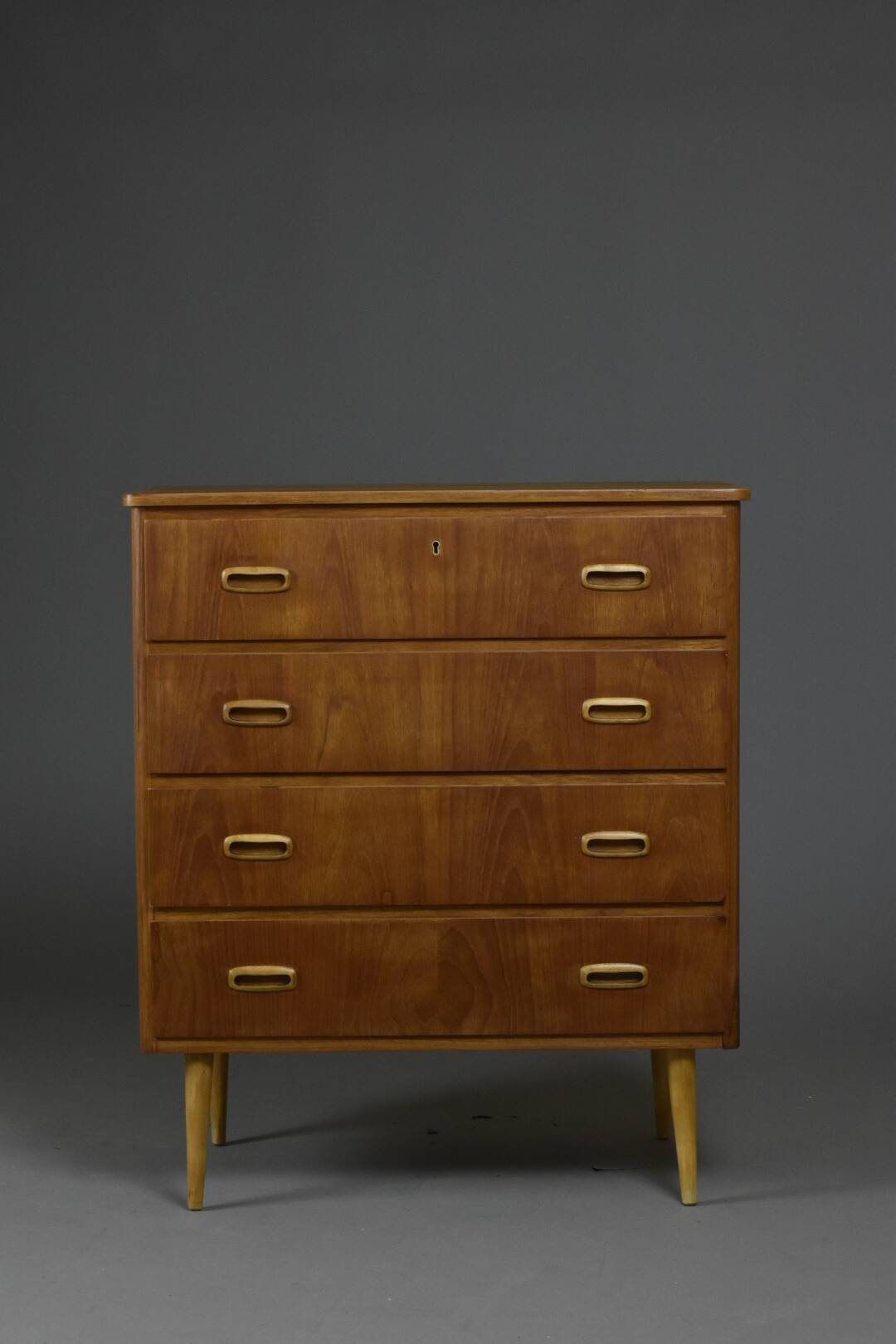 Scandinavian Teak Chest of Drawers, 1960s