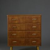 Scandinavian Teak Chest of Drawers, 1960s