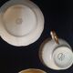 6 cups and saucers in porcelain