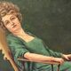 Huile sur toile 1920 l’après repas au boudoir