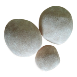 3 pebble lamps called Dora model of Cazenave