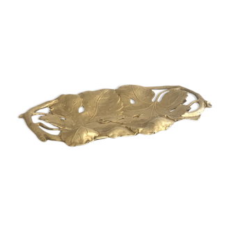 Brass Art Nouveau dish