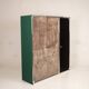 Guido Falsechini Hermès Smoked Glass and Suede Cabinets for i4 Mariani 1970