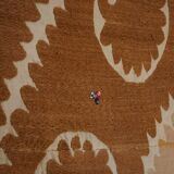 Vintage Turkish hand-knotted rug 132x135 cm