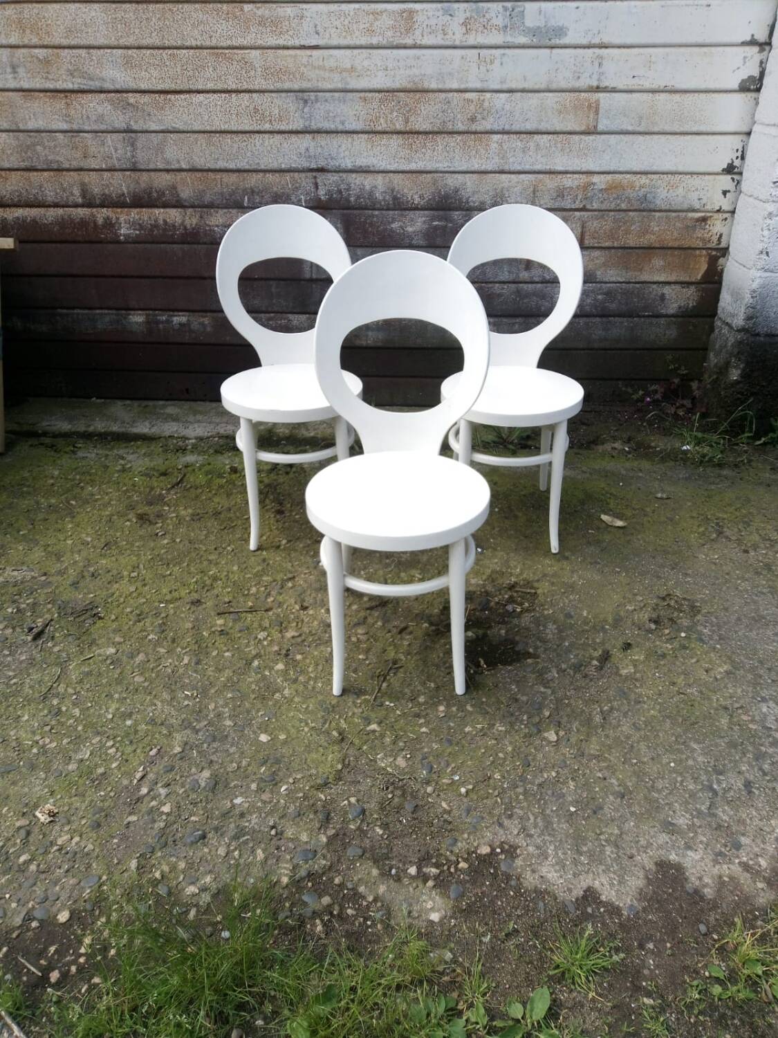 3 Baumann Mouette model chairs