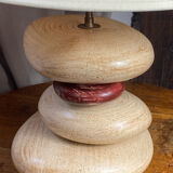 Pebble table lamp, adjustable shade, François Chatain