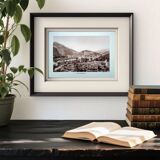 Amélie-les-Bains, vintage, photo print from 1935.